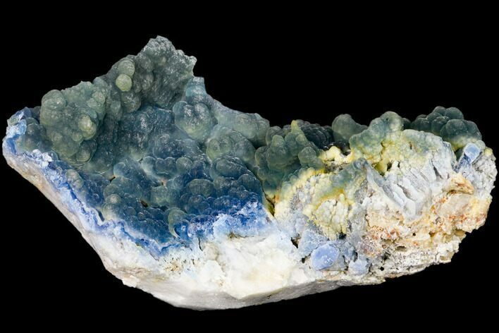 Blue-Green Botryoidal Plumbogummite - Yangshuo Mine, China #120286